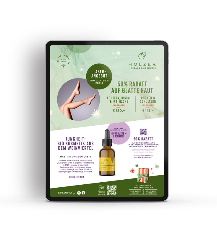  Aktion Herbst Gesichtsbehandlungen & Massagen von Holzer Massage & Cosmetic